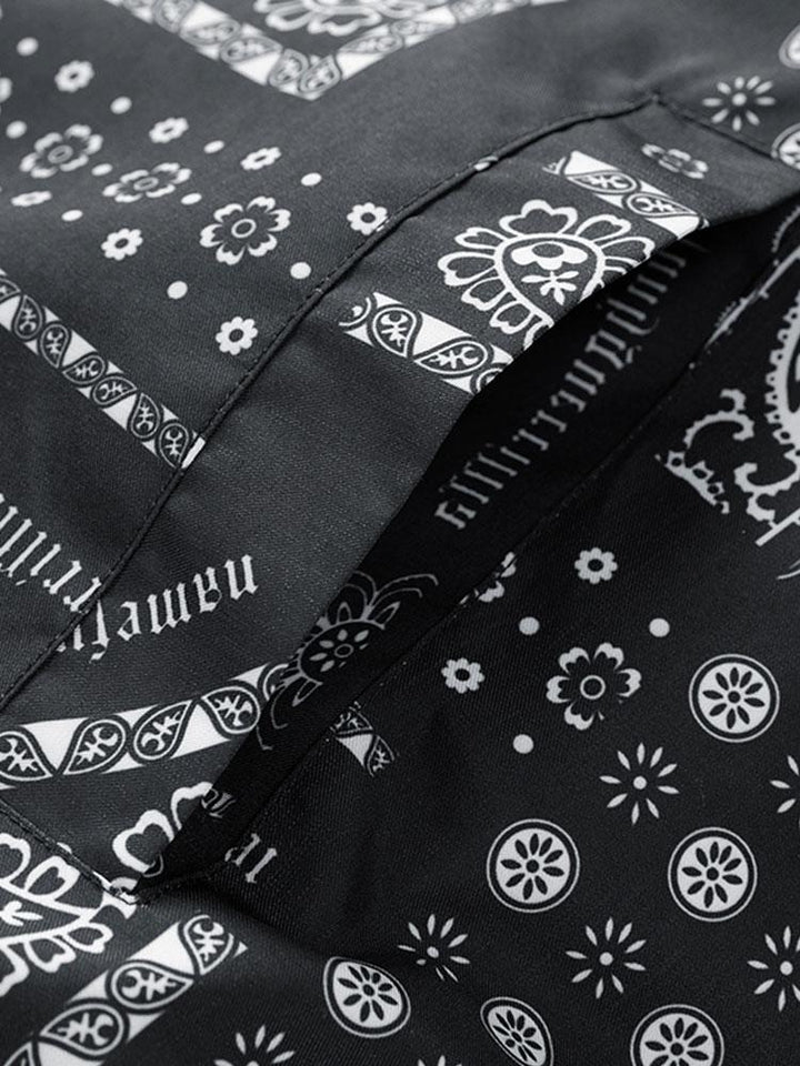 Veyrano | Men's Reversible Paisley Print Insulated Puffer Jacket 13