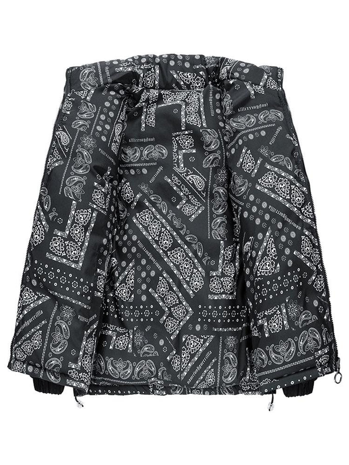 Veyrano | Men's Reversible Paisley Print Insulated Puffer Jacket 5