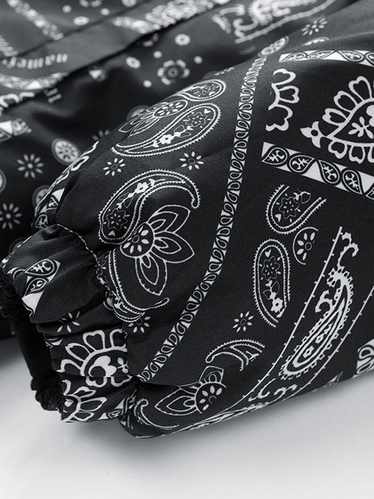 Veyrano | Men's Reversible Paisley Print Insulated Puffer Jacket 15