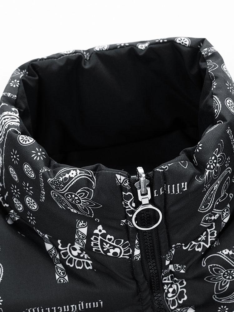 Veyrano | Men's Reversible Paisley Print Insulated Puffer Jacket 12