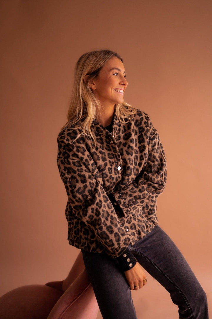 Leovienne | Women's Trendy Leopard Print Jacket