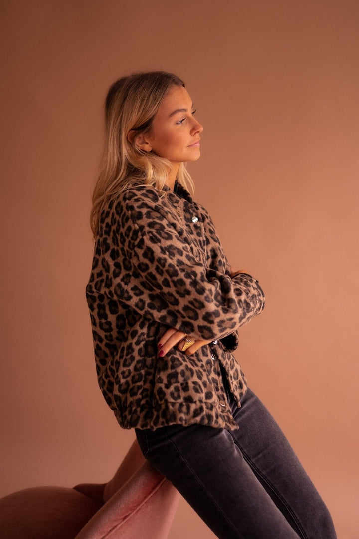 Leovienne | Women's Trendy Leopard Print Jacket