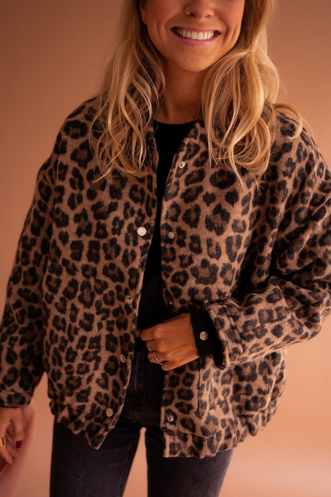 Leovienne | Women's Trendy Leopard Print Jacket