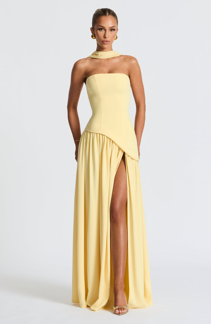 Velmora | Women's Wine Red Stretch Velour Maxi Dress – Plunging Neckline & High Slit Evening Gown 5