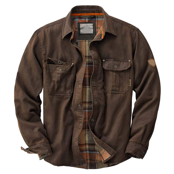 Ashverton | Men's All-Season Water-Resistant Waxed Trucker Jacket
