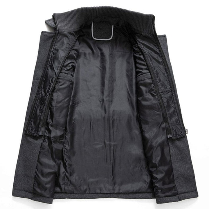Aldermont | Men's Wool Blend Coat – Tailored Double-Collar Winter Overcoat 6