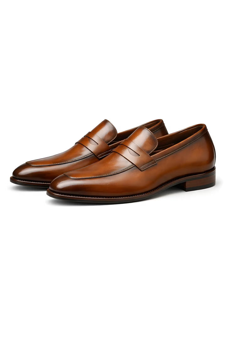 Pennmont | Men's Classic Penny Loafers – Elegant Slip-On Formal Dress Shoes 2