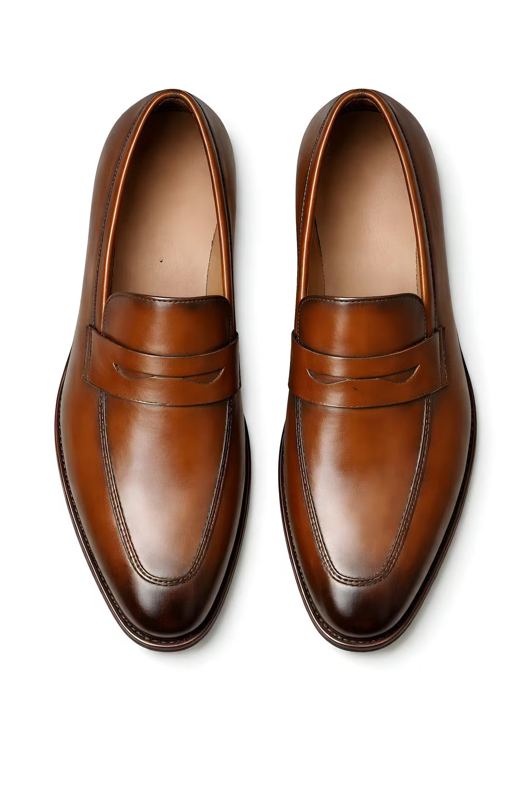 Pennmont | Men's Classic Penny Loafers – Elegant Slip-On Formal Dress Shoes 4