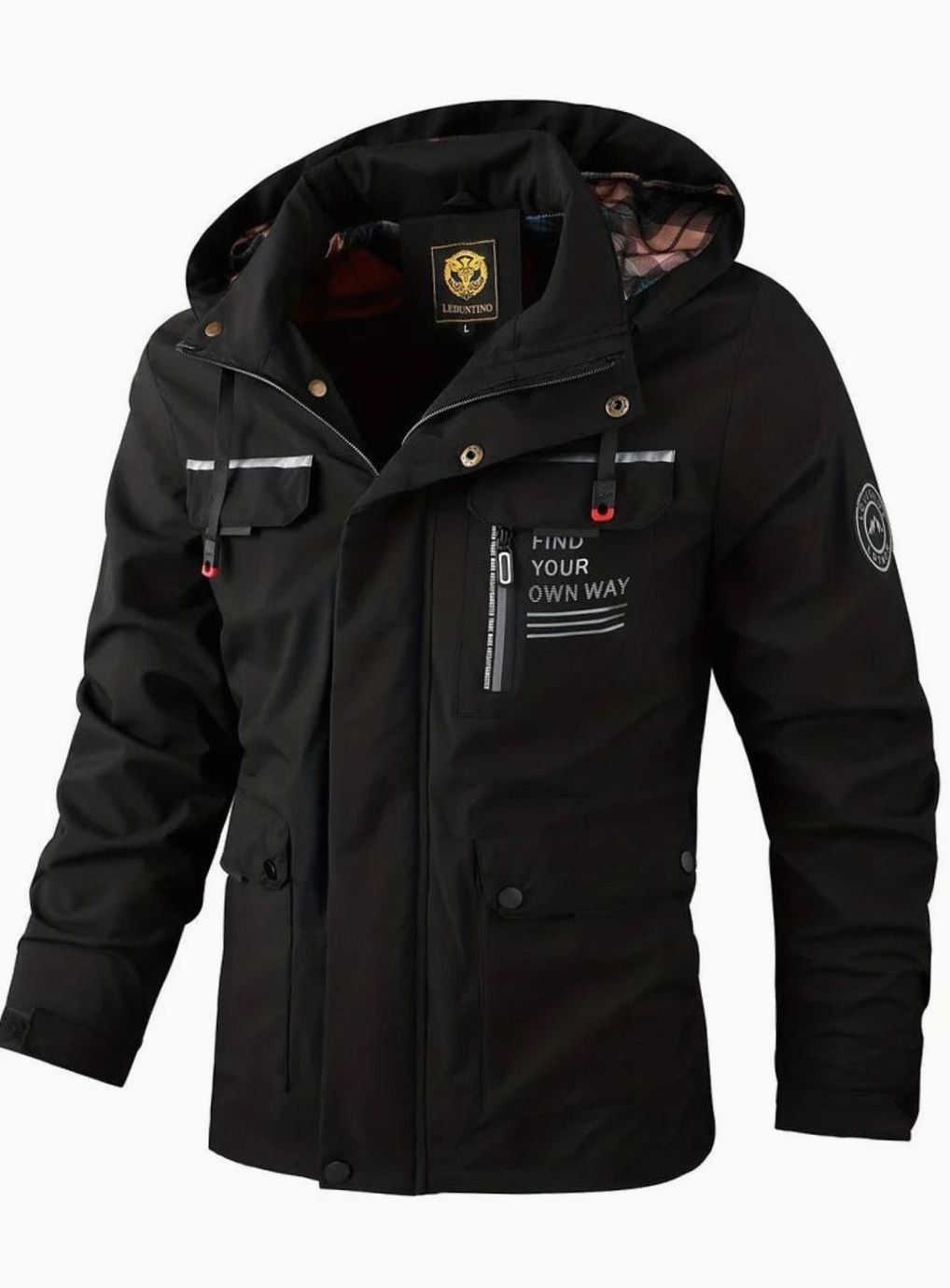 Stormvale | Men's Waterproof Hooded Winter Jacket – Fleece-Lined Multi-Pocket Outdoor Coat 4