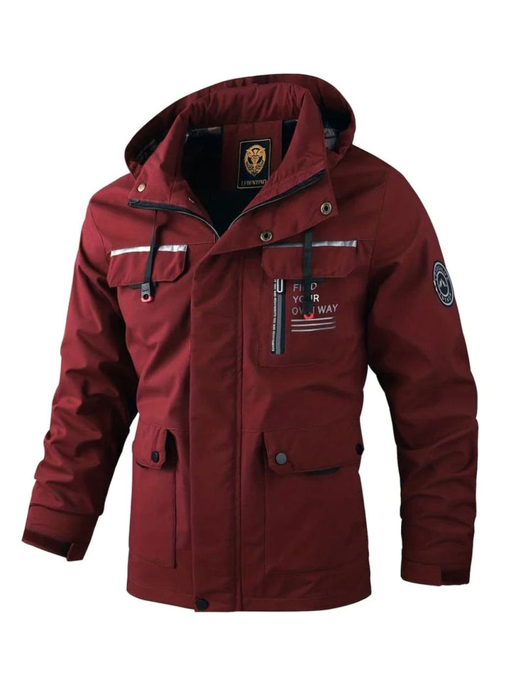 Stormvale | Men's Waterproof Hooded Winter Jacket – Fleece-Lined Multi-Pocket Outdoor Coat 5