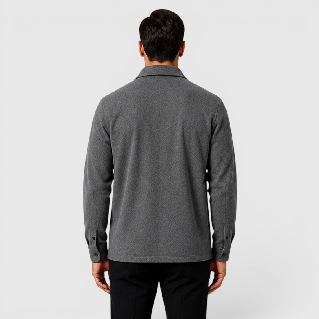 Arviston | Men's Brushed Fabric Regular-Fit Overshirt