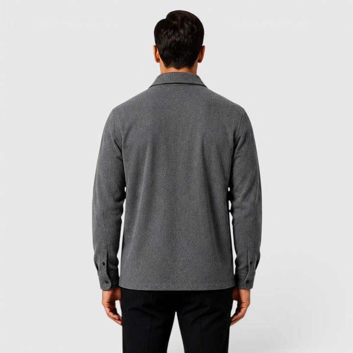 Arviston | Men's Brushed Fabric Regular-Fit Overshirt