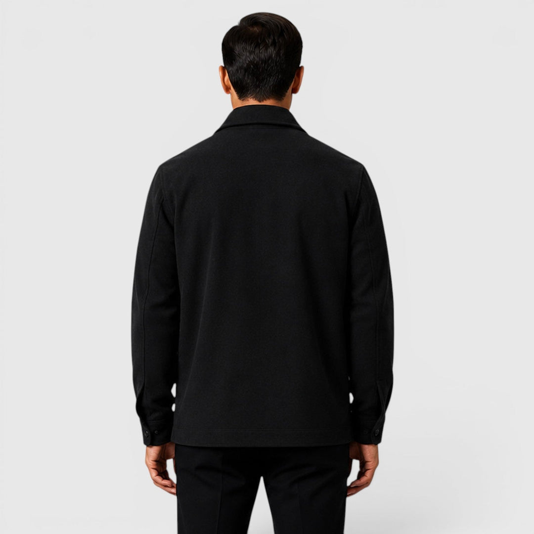 Arviston | Men's Brushed Fabric Regular-Fit Overshirt