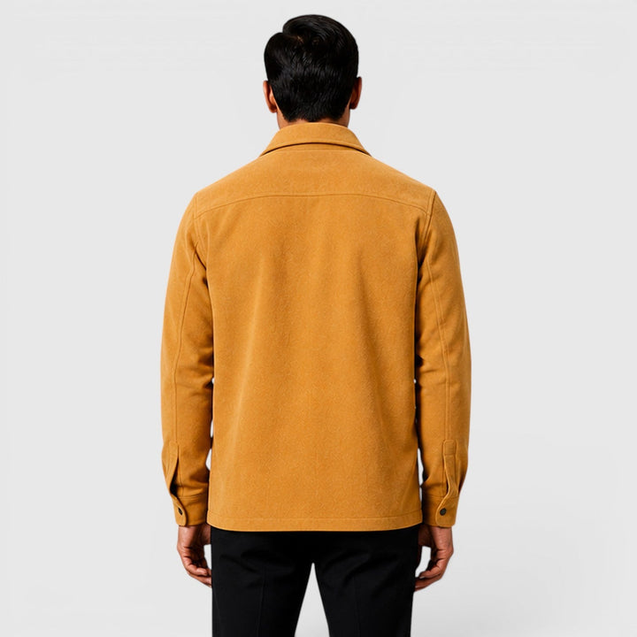 Arviston | Men's Brushed Fabric Regular-Fit Overshirt
