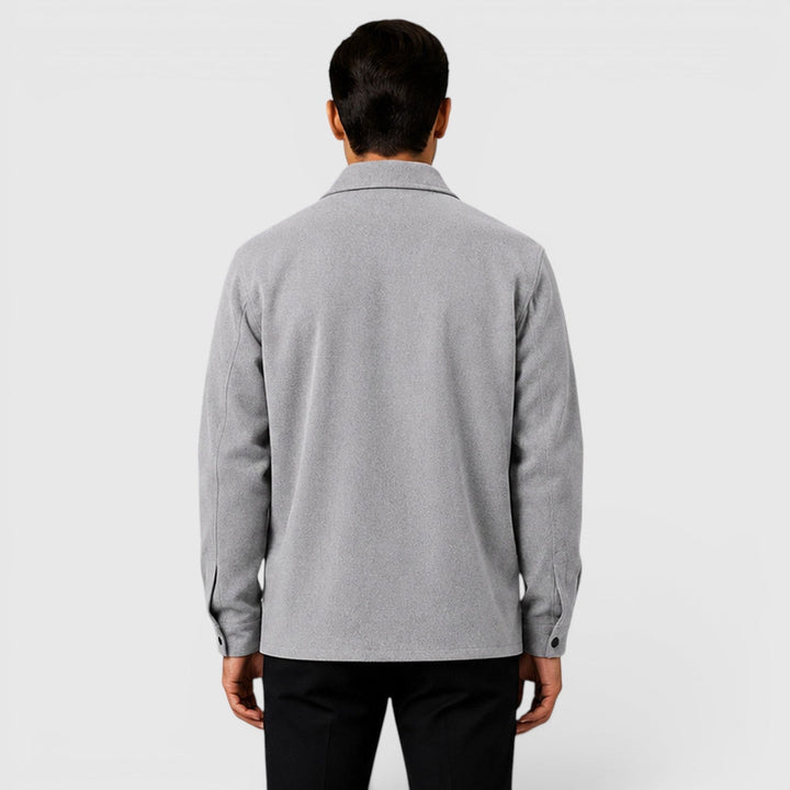 Arviston | Men's Brushed Fabric Regular-Fit Overshirt