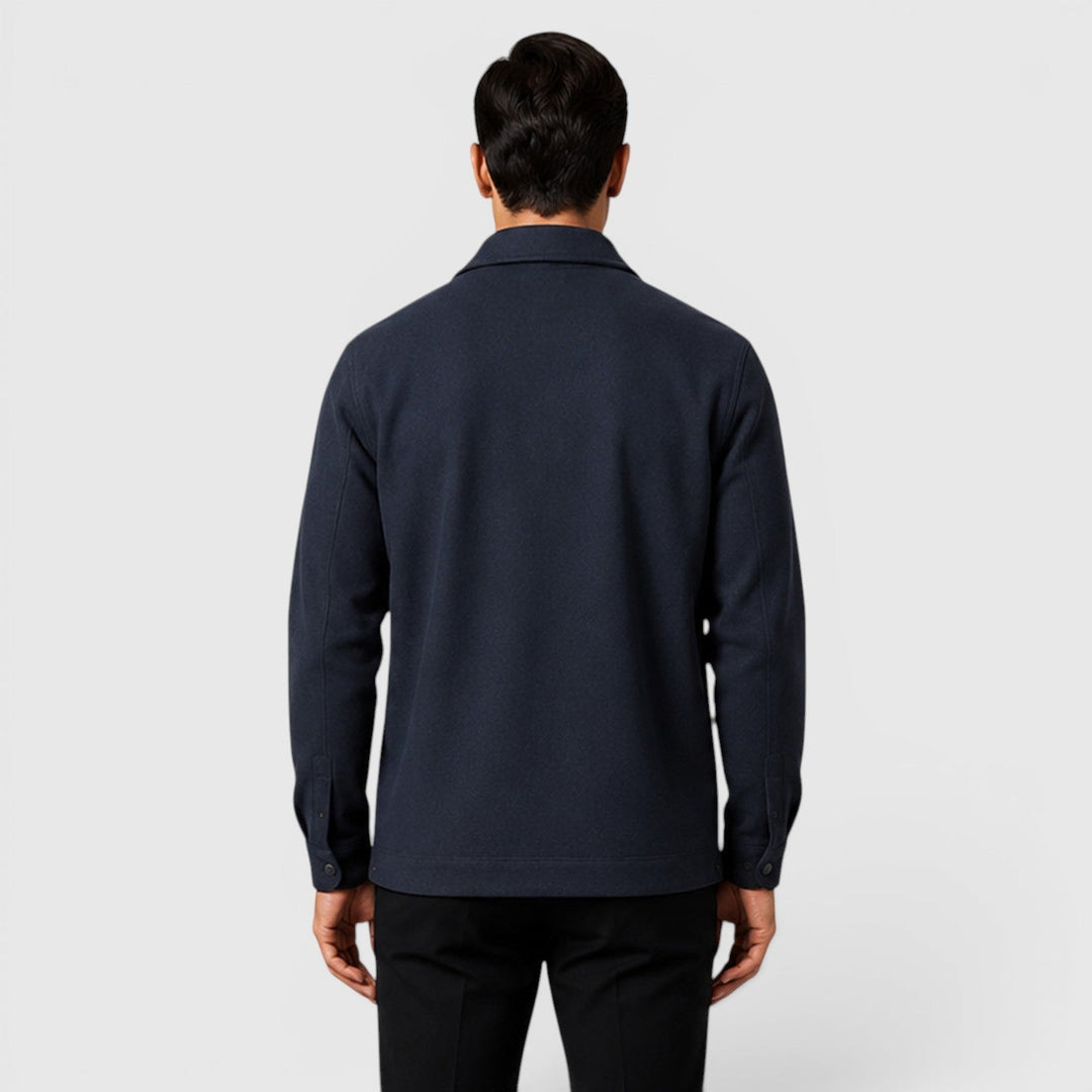 Arviston | Men's Brushed Fabric Regular-Fit Overshirt