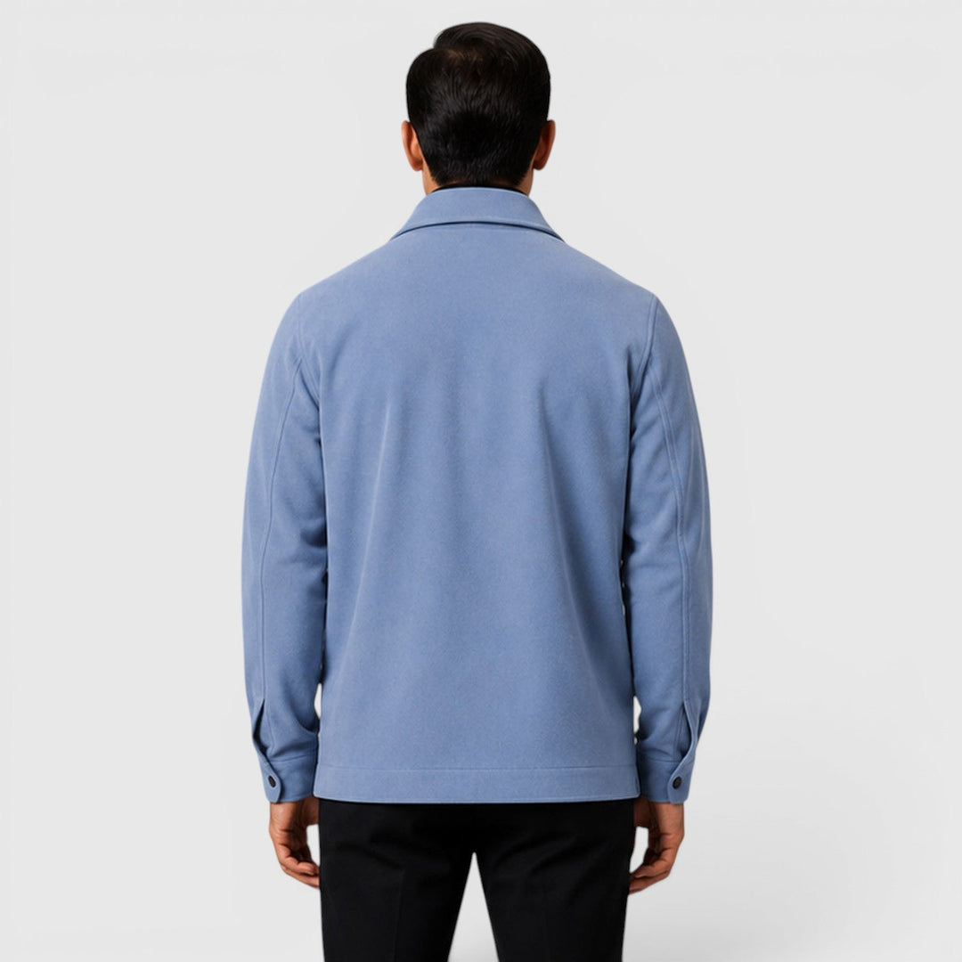 Arviston | Men's Brushed Fabric Regular-Fit Overshirt