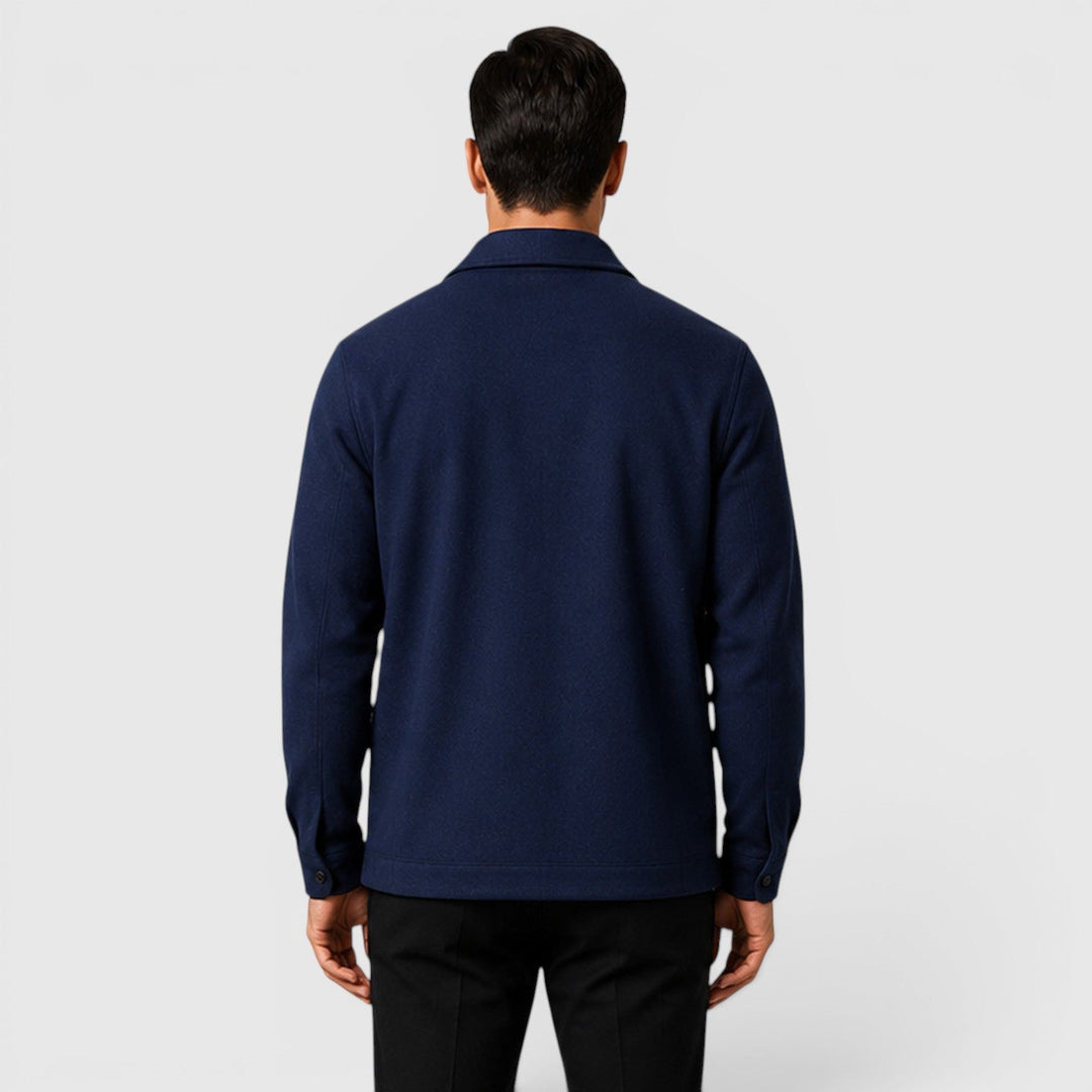 Arviston | Men's Brushed Fabric Regular-Fit Overshirt