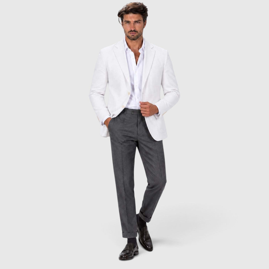Asterford | Men's Tailored Striped Seersucker-Style Blazer