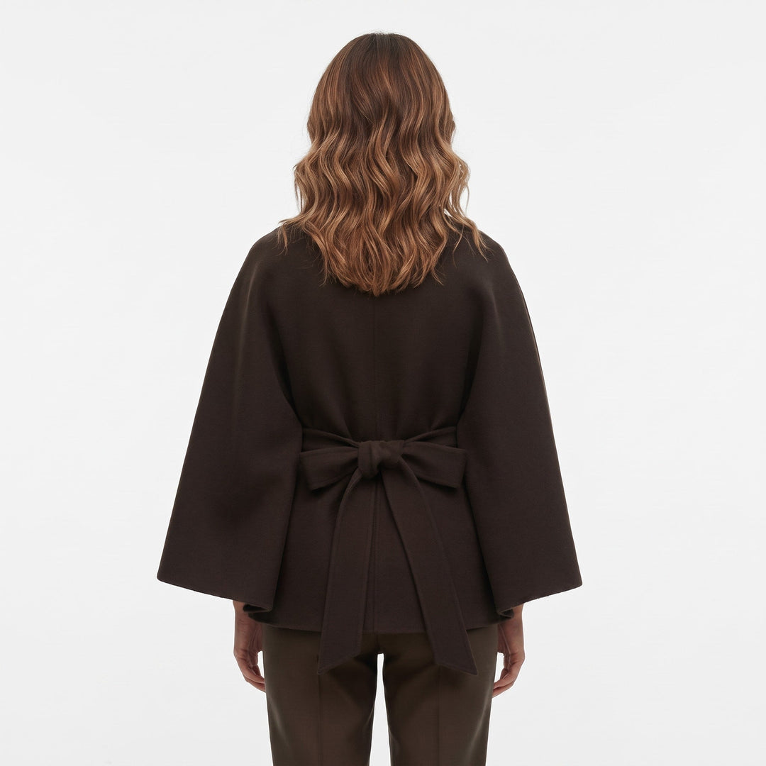 Aurelissea | Women’s Elegant Belted Cape Coat