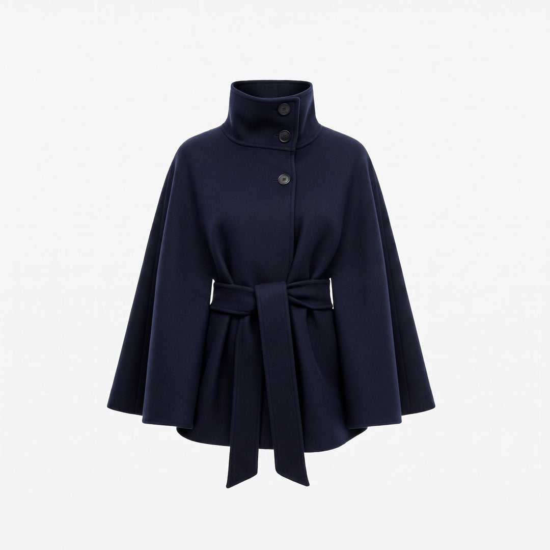 Aurelissea | Women’s Elegant Belted Cape Coat