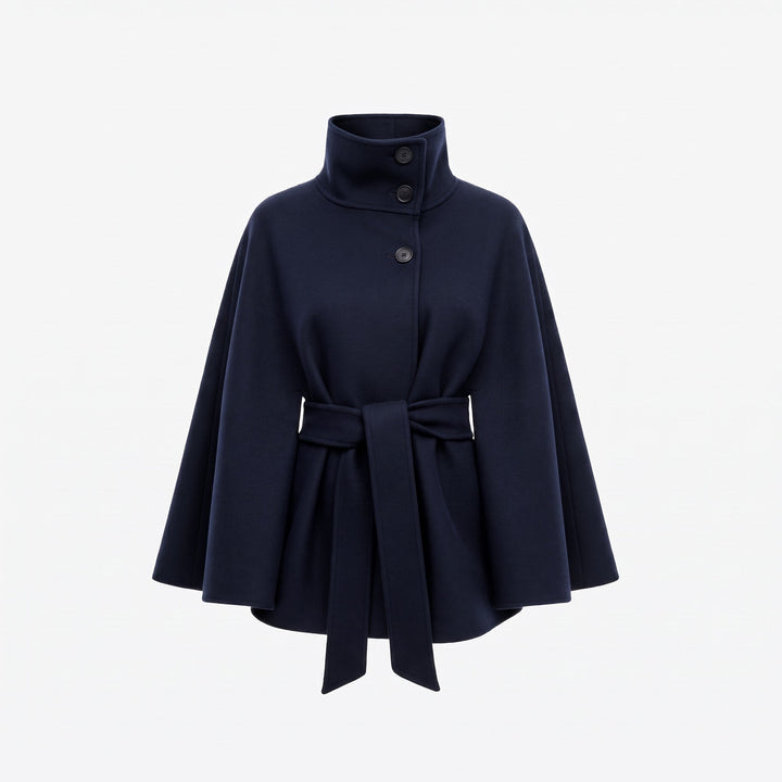 Aurelissea | Women’s Elegant Belted Cape Coat