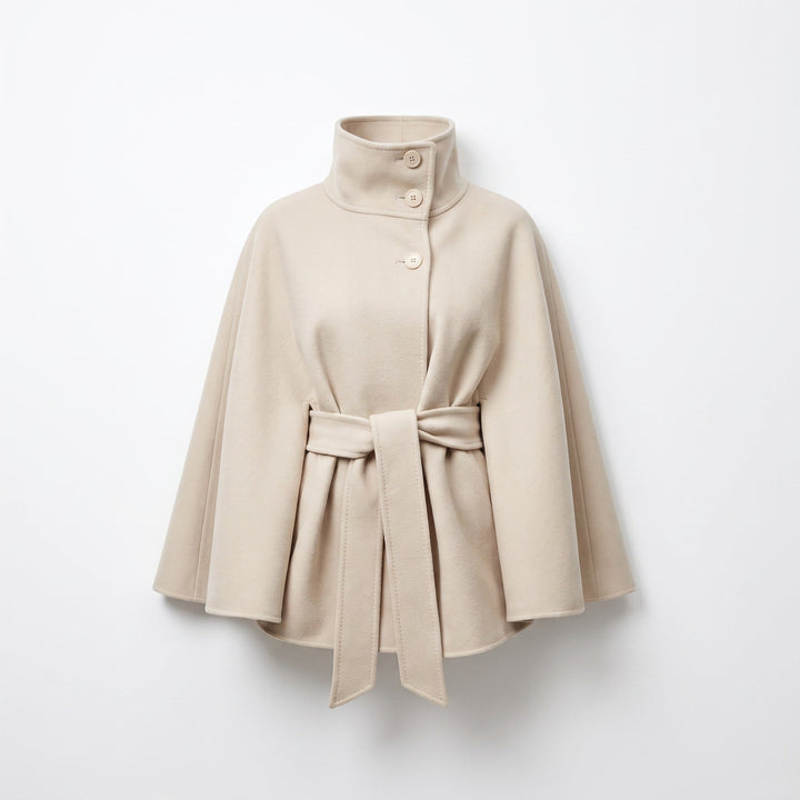 Aurelissea | Women’s Elegant Belted Cape Coat