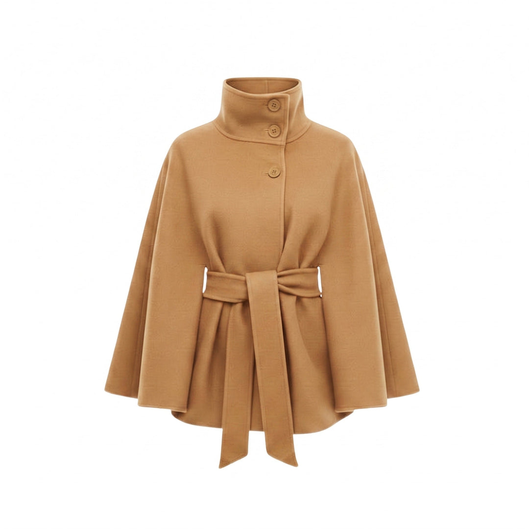 Aurelissea | Women’s Elegant Belted Cape Coat