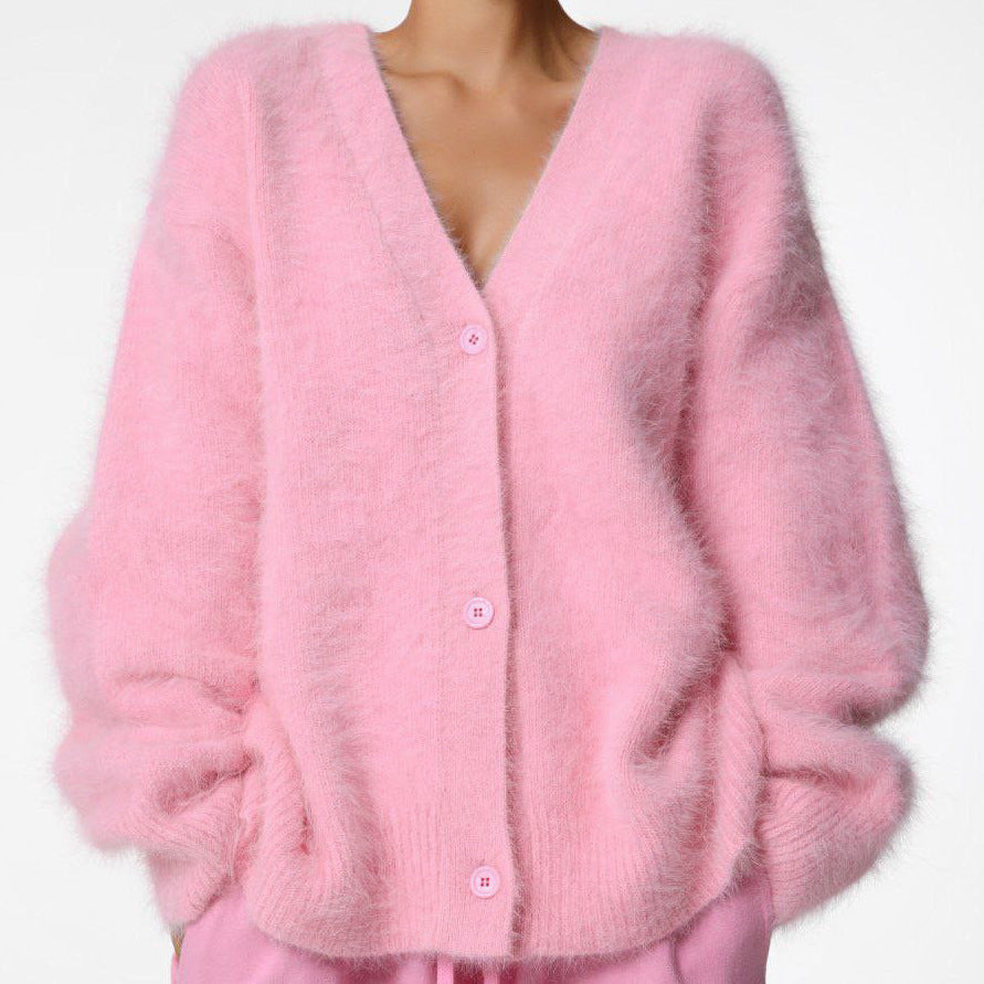 Casmielle | Women's Luxury Oversized Cashmere Cardigan 6