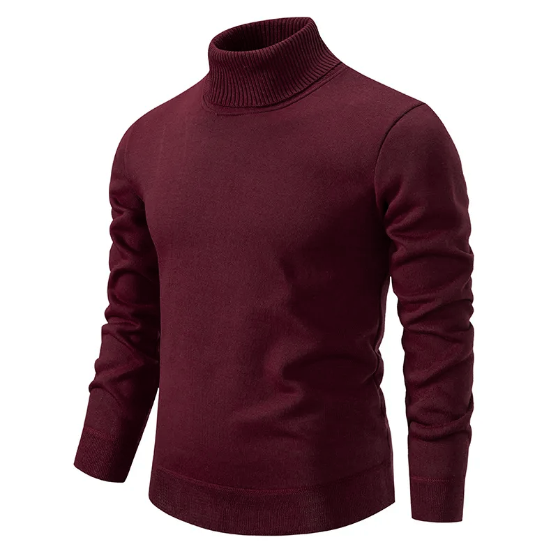 Shelvorn | Men's Luxury Virgin Wool Turtleneck Sweater 10