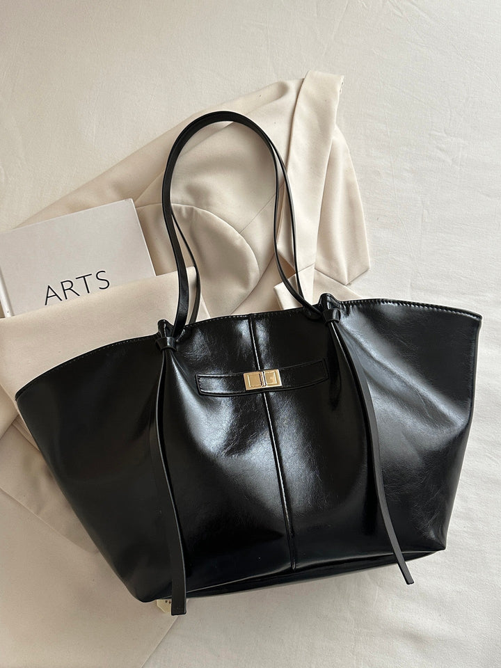 Vellorane | Women's Elegant Vegan Leather Shopper Tote Bag 14