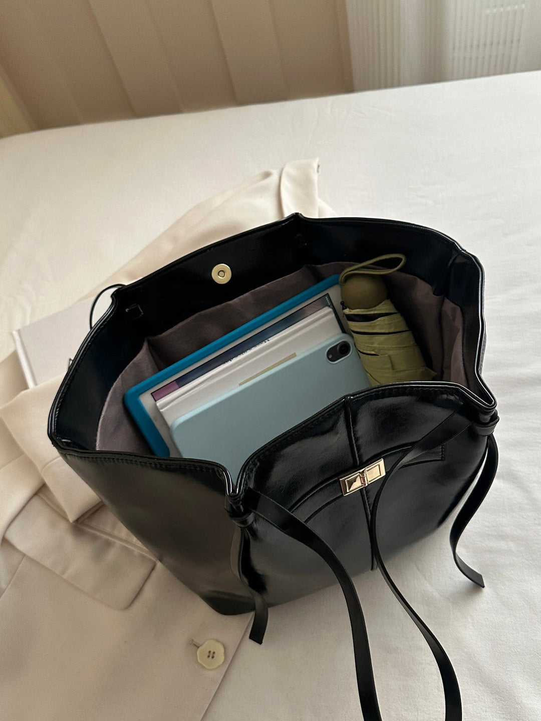Vellorane | Women's Elegant Vegan Leather Shopper Tote Bag 13