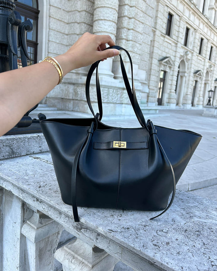 Vellorane | Women's Elegant Vegan Leather Shopper Tote Bag 11