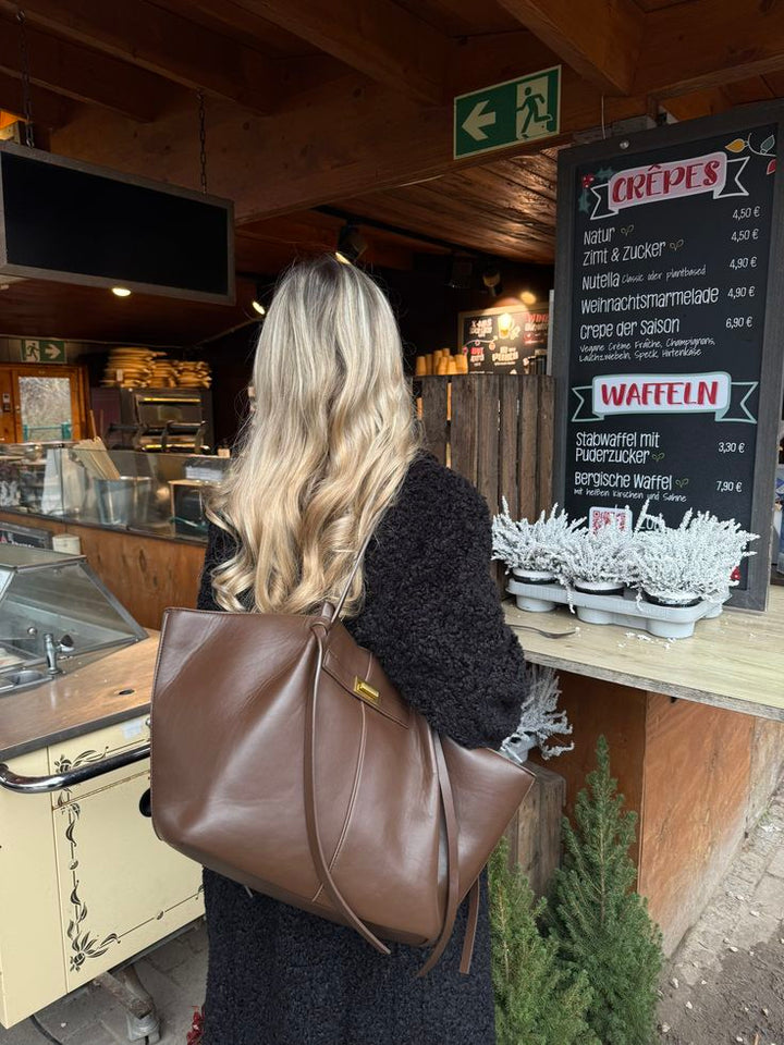 Vellorane | Women's Elegant Vegan Leather Shopper Tote Bag 20
