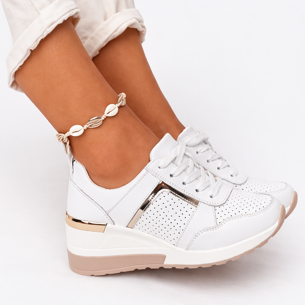Solvessa | Women's Orthopaedic Wedge Lace-Up Walking Shoes