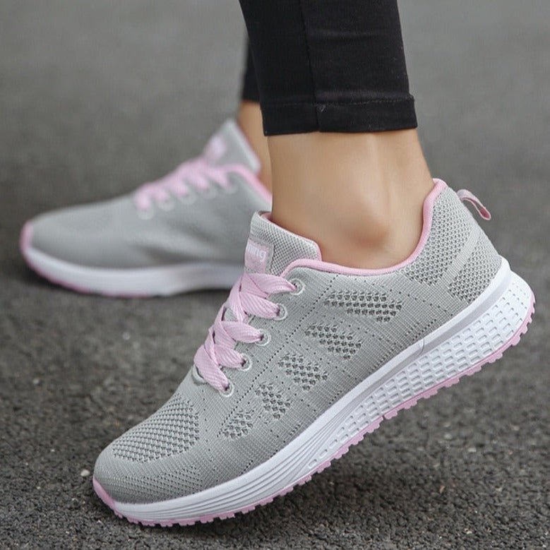 Archelise | Women's Arch-Support Walking Trainers – Breathable Mesh Lace-Up Comfort Shoes 10