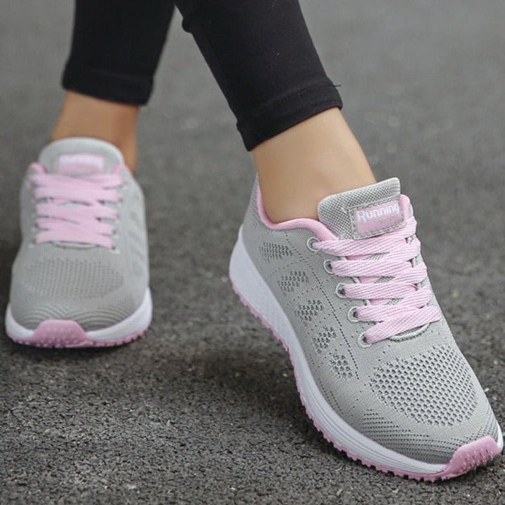 Archelise | Women's Arch-Support Walking Trainers – Breathable Mesh Lace-Up Comfort Shoes 11