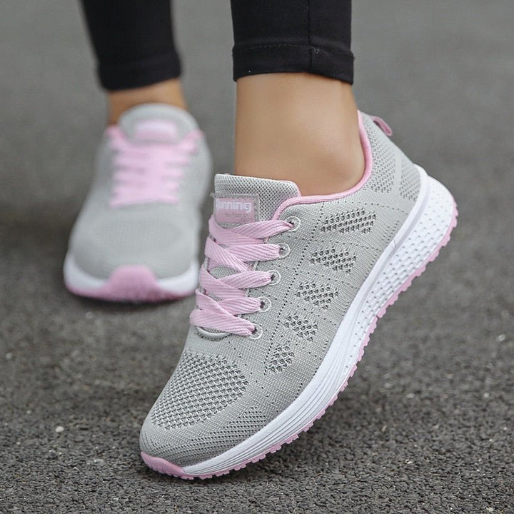 Archelise | Women's Arch-Support Walking Trainers – Breathable Mesh Lace-Up Comfort Shoes 14