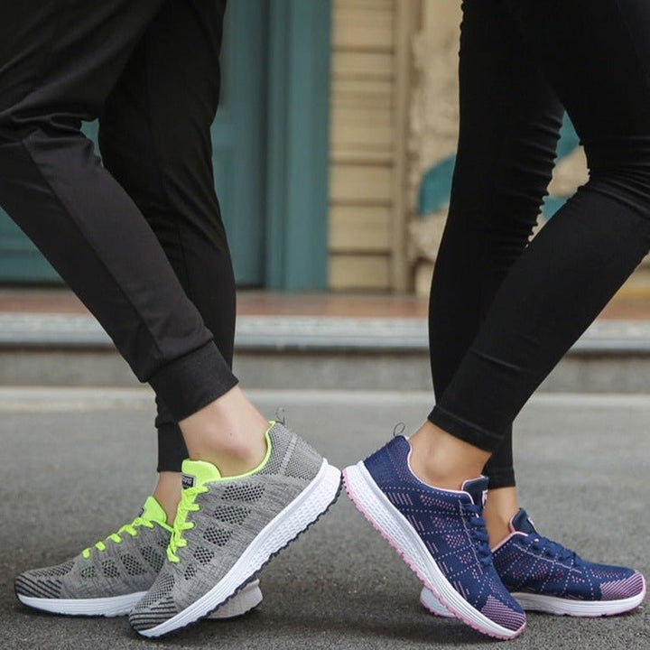 Archelise | Women's Arch-Support Walking Trainers – Breathable Mesh Lace-Up Comfort Shoes 15