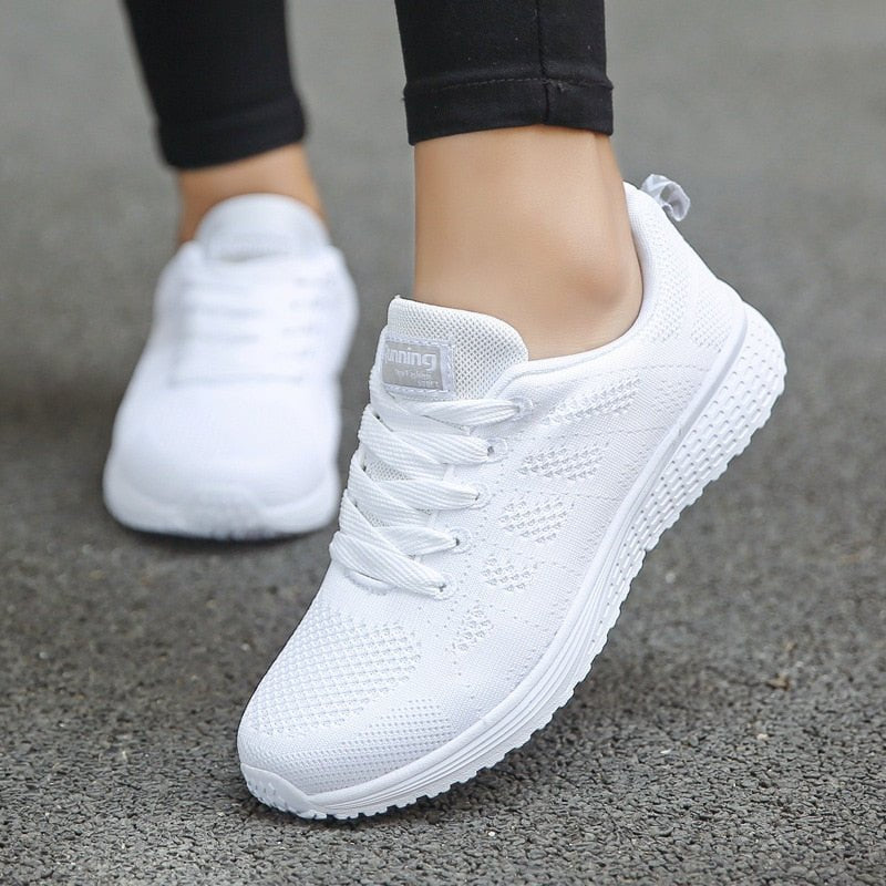 Archelise | Women's Arch-Support Walking Trainers – Breathable Mesh Lace-Up Comfort Shoes 1