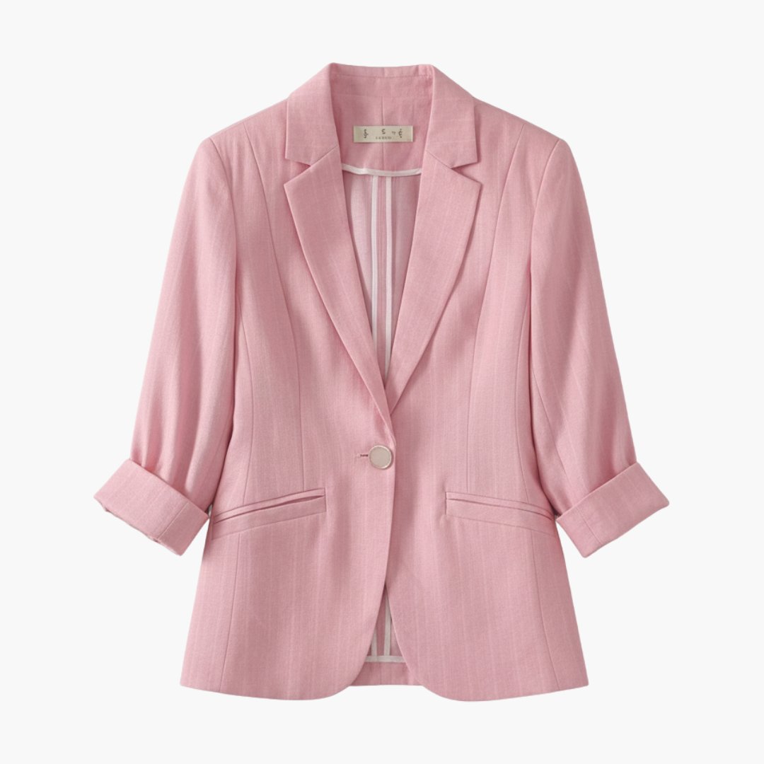 Linavora | Women’s Lightweight Linen-Blend Blazer