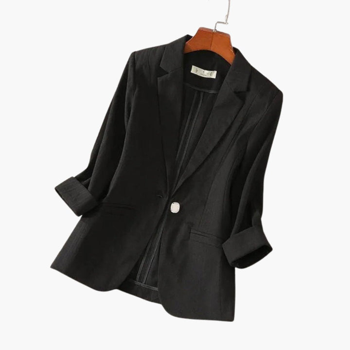 Linavora | Women’s Lightweight Linen-Blend Blazer