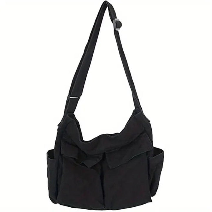 Canvella | Women's Vintage Multi-Pocket Canvas Tote Bag – Adjustable Shoulder & Crossbody Bag 1