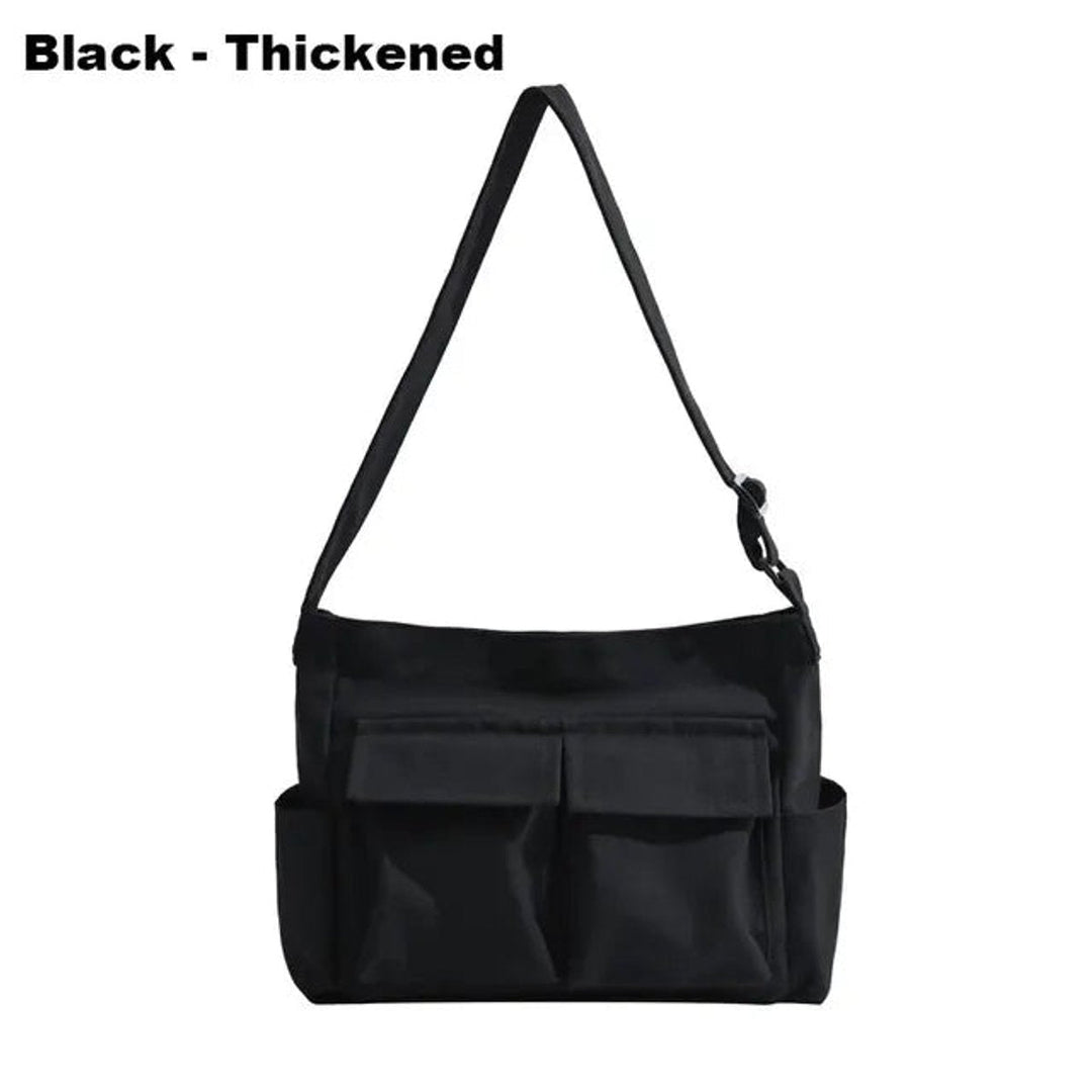 Canvella | Women's Vintage Multi-Pocket Canvas Tote Bag – Adjustable Shoulder & Crossbody Bag 7